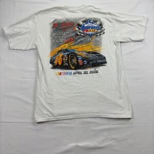 Gildan NASCAR Talladega Aaron's 499 Racing Graphic T-Shirt Large White 2006
